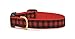 Up Country Buffalo Plaid Pattern Dog Collar, Small (9 To 15 Inches) 5/8 Inch Narrow Width