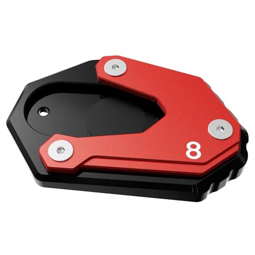 �ɓK������X�Y�L GSX8S GSX8R GSX 8S 8R GSX-8S 2023-2025 �I�[�g�o�C�A�N�Z�T���[�t�b�g�L�b�N�X�^���h�p�b�h�������L�v���[�g�T�C�h�X�^���h(Red 1)