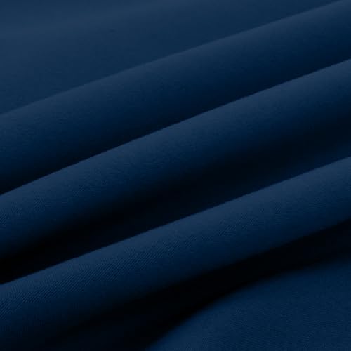 Image of Elegant Comfort Luxury Ultra-Soft 2-Piece Pillowcase Set 1500 Thread Count Egyptian Quality Microfiber Double Brushed-100% Hypoallergenic-Wrinkle Resistant, Standard /Queen Size, Navy Blue