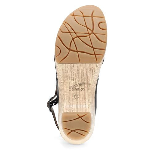 Dansko Lucia Closed-Toe Sandals for Women - Linings from Recycled Materials and Leather for Breathability- Lightweight Rubber Outsole for Long-Lasting Wear4