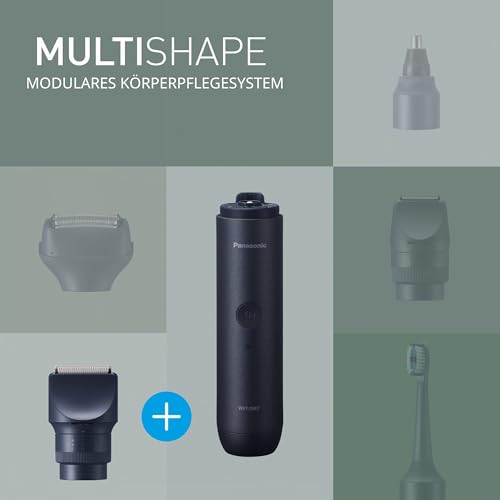 Panasonic ER-CKL2, MULTISHAPE modulares Körperpflege-System, wasserdichter Bart- und Haarschneider mit wiederaufladbarem Li-Ion-Akku… – Ansicht 2