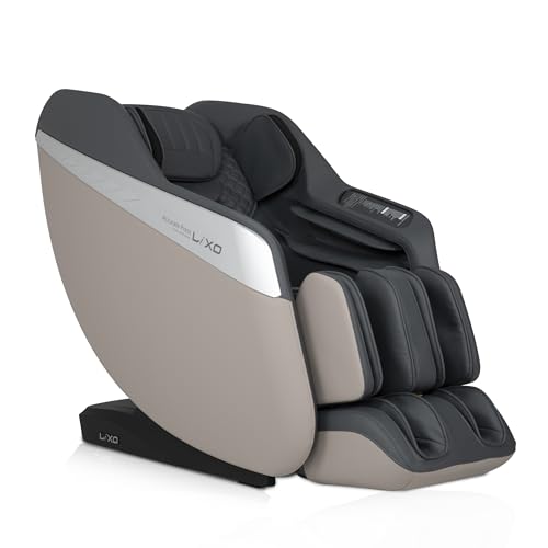 Image of Lixo LI5222 Full Body Massage Chair | 4D Mechanism | SL-Track | 20 Auto Programs | Three Zero Gravity | Ambient LED Lighting | Voice Control|Dual Heating|Full Body Airbags|Foot Rollers - Grey & Black