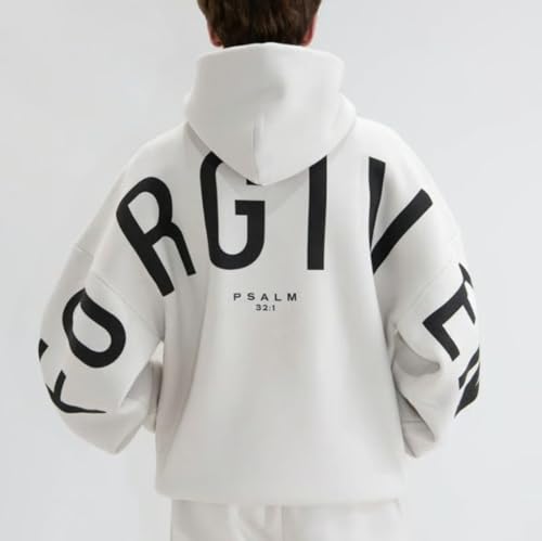 Oversized Christian Heavyweight Faith Sweatshirt Christian Hoodies Fashion Pullover for Men Women3