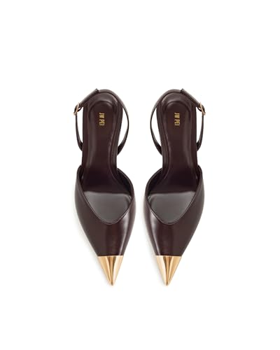 JW PEI Women's Savannah Gold Tipped Slingback Pumps4