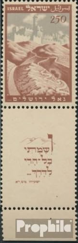 Israel 15 with Tab (Complete.Issue.) fine Used/Cancelled 1949 Parliament (Stamps for Collectors) Landscapes