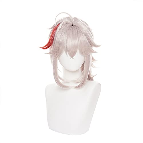 OSIAS Color Layered Kaedehara Kazuha Genshin Impact Cosplay Wig for Man and Boys, Kaedehara Kazuha Wig