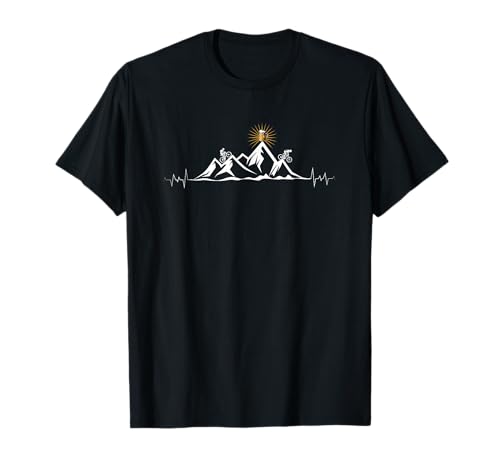 Mountainbike Herzschlag MTB Bier Downhill EKG Bierkrug T-Shirt Mountainbike Herzschlag MTB Bier Downhill EKG Bierkrug T-Shirt