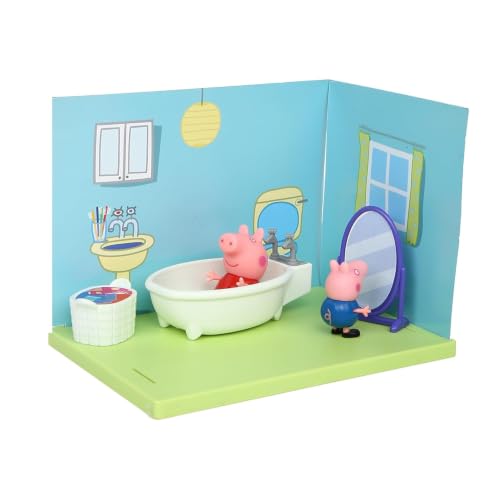 Image of Peppa Pig - Peppa and George Bath with 2 Figures and 3 Accessories