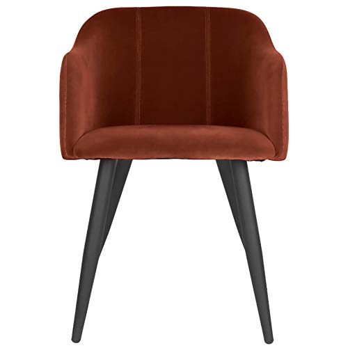broste Copenhagen Sedia, Colore: Rosso, 60 x 53 x 77 cm