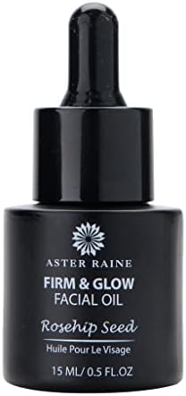 Aster Raine Facial Oil - Anti Aging Rosehip Seed, Pomegranate Face Oil - Hydrating, Brightening Face Oils for Dry Skin - Fast Absorbing Face Serum - Travel Friendly Face Moisturizer - 0.5 Oz