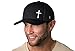 HAKA Embroidered Cross Trucker Hat for Men & Women, Black Baseball Cap, Mesh Snapback, Christian Jesus Cross Hat (Black)
