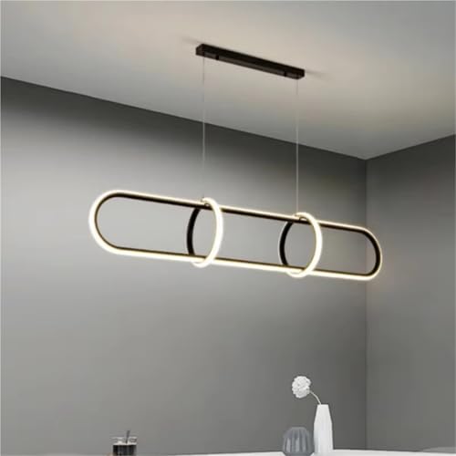 Pendentif LED circulaire moderne LWX pour éclairage de table à manger et cuisine