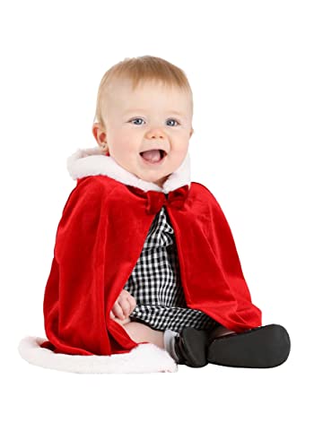 Image of Dr. Seuss The Grinch Cindy Lou Who Christmas Costume for Infants, Plaid Holiday Dress & Skirt with Red Cape