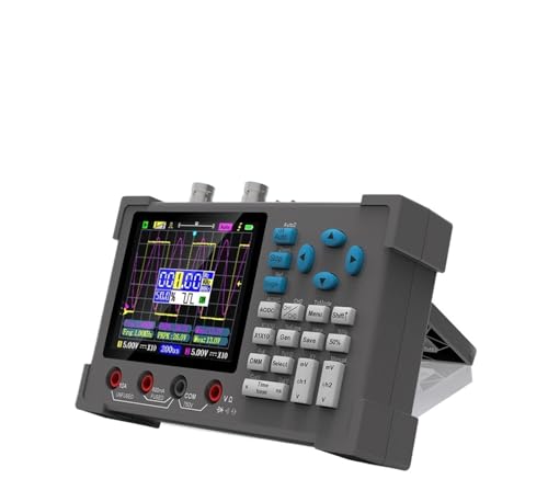 RCTCBRZVTW 250MSa/s サンプリングレート ハンドヘルドオシロスコープ 3イン1 デジタルオシロスコープ マルチメーター ジェネレーター デュアルチャンネル 120MHz 帯域幅