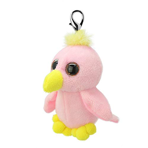 Wild Planet Orbys-Llavero de Peluche Cacatua 10cm Hecho a Mano, Multicolor (K8274)