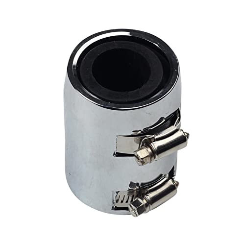 Smileracing 24" Flexible Upper/Lower Radiator Hose + Stainless Steel W/Chrome Caps V8 Kit #TOP3