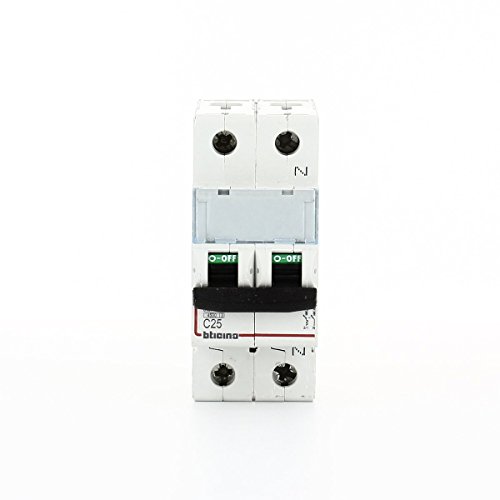  Interruttore Automatico 1P+N 25A 2 Moduli 4,5Ka Bticino F810N/25
