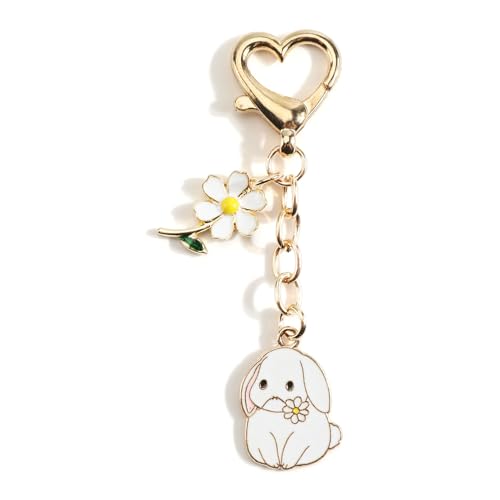 Porte-Clés En Forme De Lapin Mignon Pour Femme, Cadeau D'anniversaire Pour Maman, Sœur Ou Petite Amie, Porte-Clés Personnalisé Pour Sacs, Amitié Unique...