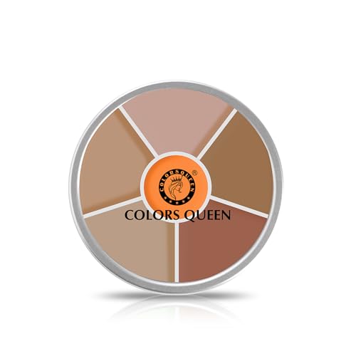 Image of Colors Queen Light Weight Multi-Purpose Matte Concealer Color Corrector Palette | Creamy Matte Finish, Easy to Blend Hydrating Formula | Long Lasting & Waterproof Concealer for Face Makeup (03)