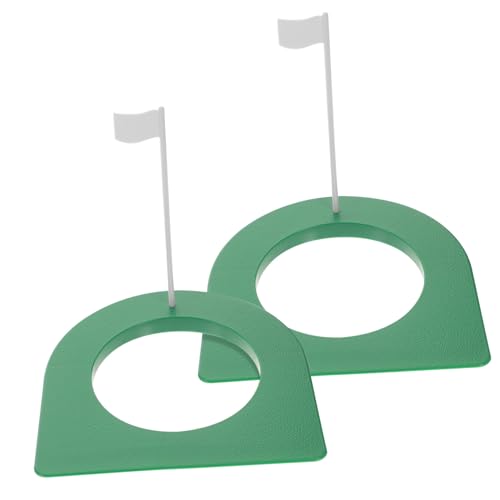 BIUDECO 2pcs Putting Cup Putter Golf Training for Indoor/Outdoor Enhance Your Putting Accuracy Random Color