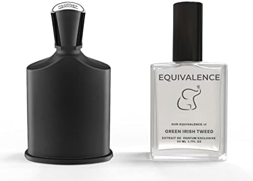 Equivalence of Green Irish Tweed Extrait de Parfum (1.7 fl oz) - Long Lasting 12-14 Hours Perfume Oil Concentrated Spray for Men, Women, All Skin Types - 99% Same Fragrance