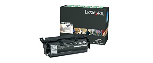 Lexmark T654X04A Extra Hy Print Cartridge for Label Applications, Black