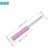 PATIKIL 32 Pcs Diamond Chainsaw Sharpener 7/32 Inch High Hardness Sharpening Stone Polishing Chainsaw Sharpening Kit Grinding File Tool for Chain Saw Stone Jewelry Wood, Pink(5mm)