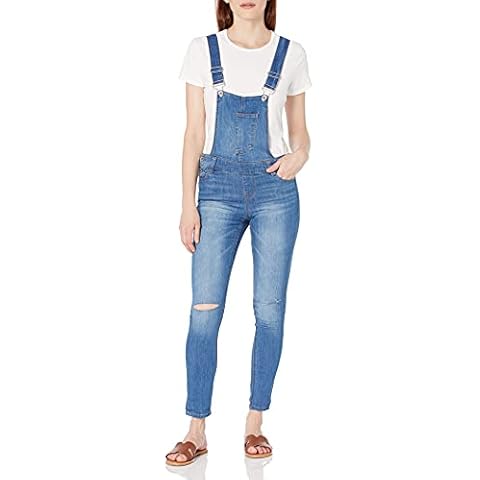 Dollhouse Women's Denim Skinny Overalls - Skylark Cover