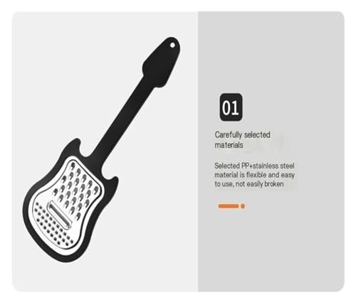 Rallador de Queso Acacia con Diseño de Guitarra miniatura 7