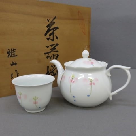 Amazon.co.jp: 有田焼 雅山作 茶器揃 急須湯呑5客組 ホビー グッズ