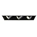 WAC Lighting MT4LD316NE-F30-BK Contemporary Precision Multiples 4-Inch LED 1X3 Housing