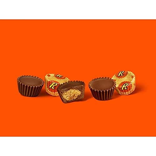 Reeses Peanut Butter Miniature Cups - Smooth Peanut Butter and Rich Milk Chocolate -individually wrapped – Bulk Pack - 2 Pound (Pack of 1)