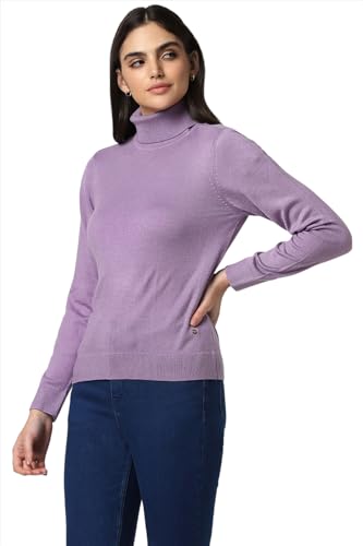 Image of Van Heusen Women's Acrylic Turtle Neck Sweater