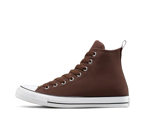 Converse Chuck Taylor All Star - Tenis de lona pesada unisex para adultos, Totally Fudged/Fire Drill/White, 8 Women/6 Men