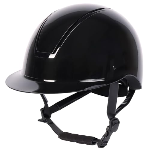 Harry's Horse Casque d'équitation Royal Glossy noir - 55-57 cm