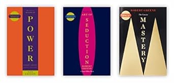 Set of 3 Books By Robert Greene The Concise Collections (The Concise 48 Laws Of Power, The Concise Mastery & The Concise Art of Seduction)