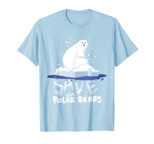 Camiseta Save The Polar Bears Save Animals para regalo Camiseta