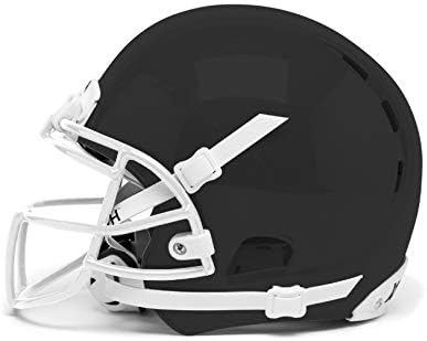 Xenith Youth X2E+ Matte Black Football Helmet w/Black XRS21X Facemask & Black Chinstrap - Small