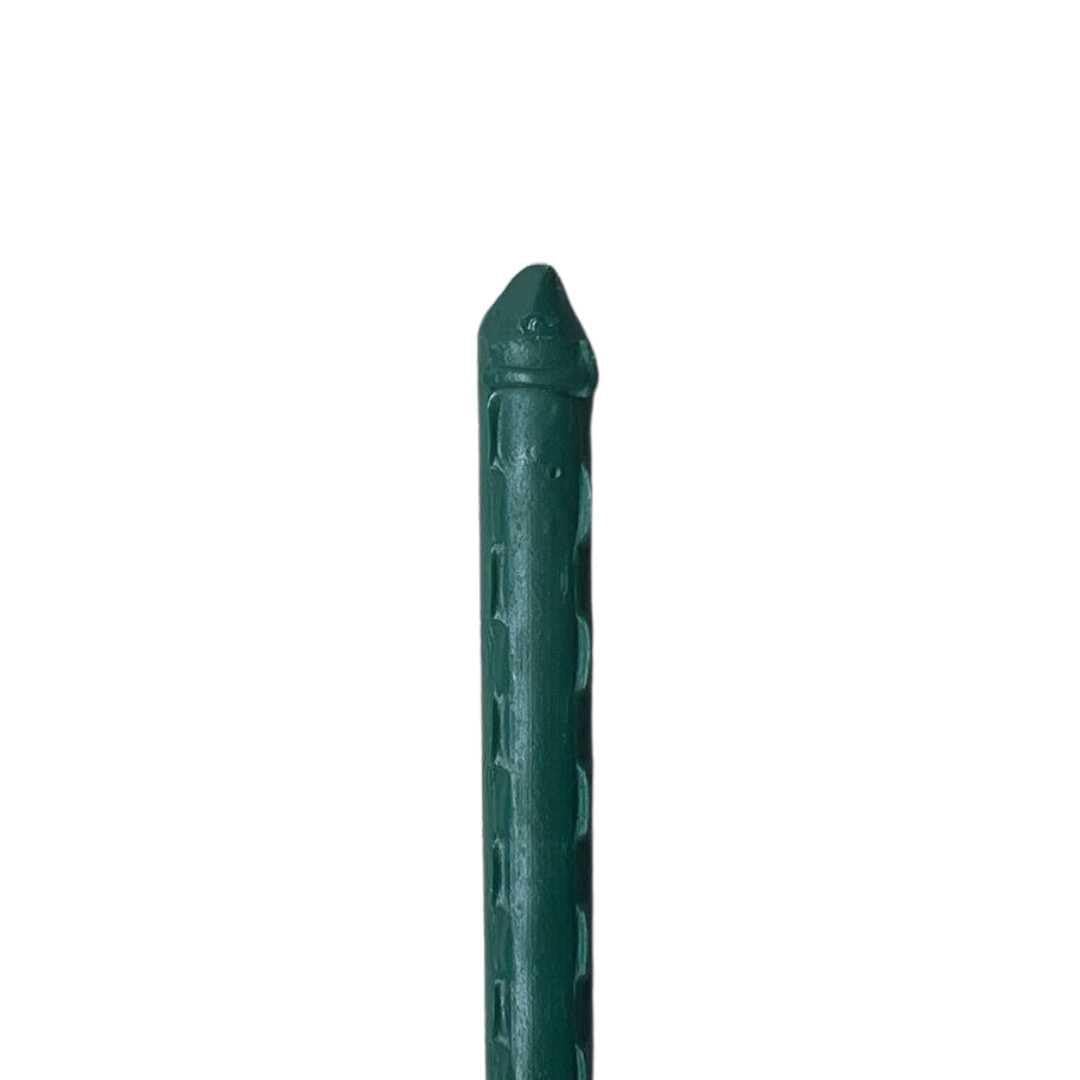 Florade® Postes de valla de 150 cm – Diámetro 11 mm, postes de plástico reforzado con acero, verde – ideal para valla de malla de alambre y construcción ligera de vallas. | Longitud: 150 cm/Diámetro: