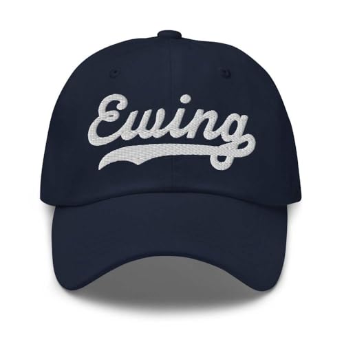 Ewing Hat Ewing Baseball Hat Personalized Last Name Cap Family Name Headwear Surname Cap Gift Unisex Navy