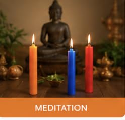 Image of Pahadi Craft Colourful Chime Candles (Pack 10 pcs, HT- 4Inches) | Vibrant Decorative Festival Candles for Puja, Prayers & Gifting