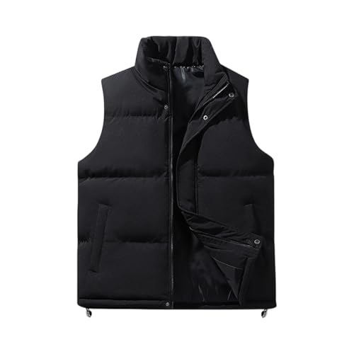 Black Puffer Vest Men Quilted Vest No Hood Lightweight Puffer Jacket - image 7