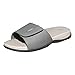 Revs - Ness - Menâ€™s Velcro Reflexology Massage Sandals, Grey US10