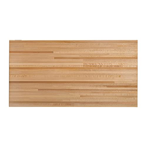 CONSDAN Butcher Block Counter Top, USA Grown Hard Maple Solid Hardwood Countertop, Washer/Laundry...