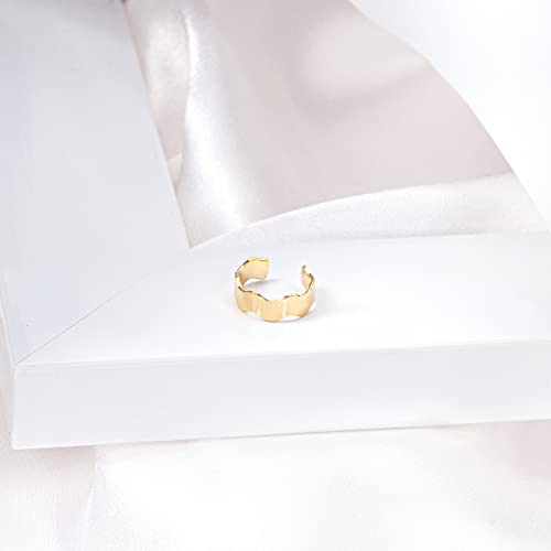 Benittamoko Wave Ear Cuff Conch Hoop Cartilage Earring thumb #2