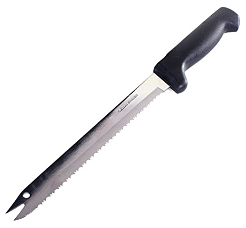 Comparison: Best Blade Angle For Kitchen Knives 7 Kitchen Home Carving Bread Knife – 8” Ultra Sharp Surgical Stainless Steel Serrated All Purpose Kitchen Knife – Never Needs Sharpening - As Seen on TV and Live Demonstration