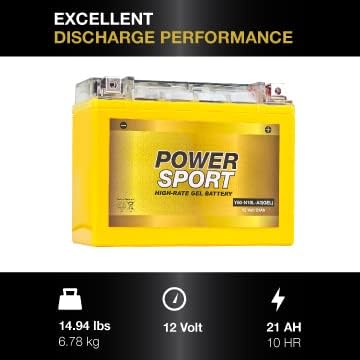 Miniatura 3 de Batería de gel Y50-N18L-A3 340 CCA para Honda GL1500 Gold Wing 1500CC 1988-2000
