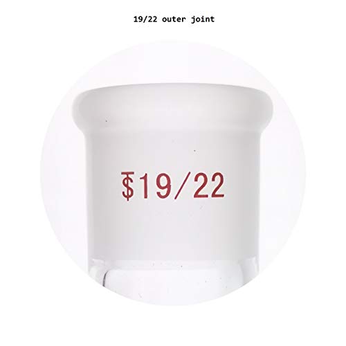 Laboy Glass 50Ml Reaction Tube With 19/22 Outer Joint & Glass Stopcock #TOP1