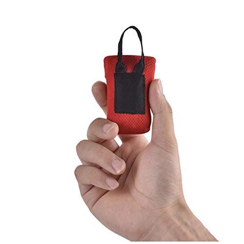 Mini couverture de pique-nique de poche (70 x 110 cm) créative d'extérieur couverture de poche portable ultralégère mini tapis pliable couverture de pique-nique pour camping randonnée voyage rouge Cover
