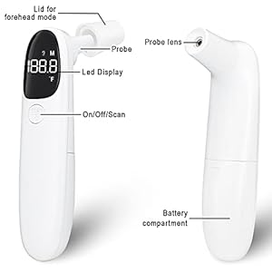 Cat-and-Dog-Ear-Temperature-Monitor-Pet-Only-Thermometer-Dogs-or-Cats-Ear-Temperature-Monitor-with-Warranty-Dog-and-Cat-Ear-Care-Supply-Take-Pet-Temperature-Tool - Cucciolini Doodles Cat-and-Dog-Ear-Temperature-Monitor-Pet-Only-Thermometer-Dogs-or-Cats-Ear-Temperature-Monitor-with-Warranty-Dog-and-Cat-Ear-Care-Supply-Take-Pet-Temperature-Tool